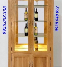 Tủ rượu gỗ sồi 