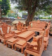 BÀN GHẾ GỖ 4
