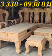BÀN GHẾ GỖ 6